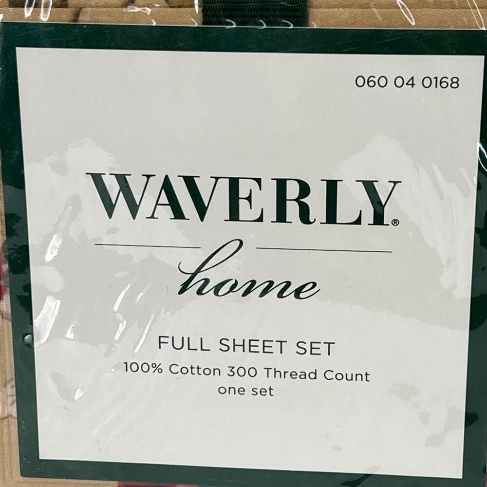 Waverly Full Sheet Set Garden Room Sonata Harbor House Norfolk Rose Very Rare - Picture 7 of 7
